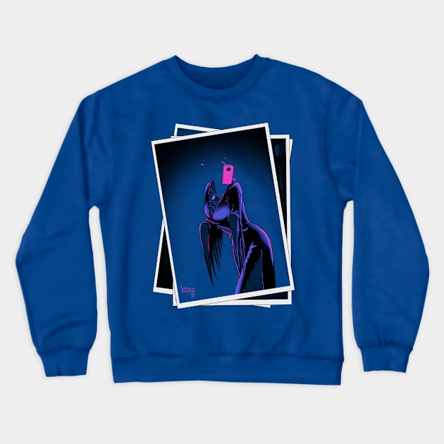 Selfie Crewneck Sweatshirt by ohmybatman